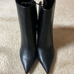 Nine West Sleek Black Heeled Boots
